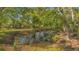 Scenic pond surrounded by lush greenery, offering a peaceful and relaxing environment at 2230 Myakka Rd, Sarasota, FL 34240