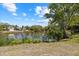 Waterfront lot offering scenic views and the potential for outdoor enjoyment at 3466 Tanglewood Dr, Sarasota, FL 34239