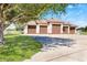Large attached garages with four bays, offering ample parking and storage at 3551 Ridgeland Ct, Punta Gorda, FL 33982