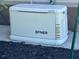 Image shows an installed backup power generator with GFNER label on the side at 3551 Ridgeland Ct, Punta Gorda, FL 33982