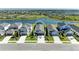 Great aerial view of a home in a neighborhood by the water. Great community! at 4253 Pond Brook Ct, Bradenton, FL 34211
