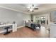 Bedroom with French doors and views of outside at 4283 Southwell Way, Sarasota, FL 34241