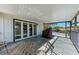 Enjoy outdoor living on this screened lanai, featuring a golf course view at 4283 Southwell Way, Sarasota, FL 34241