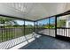 Screened in lanai with golf course views at 4283 Southwell Way, Sarasota, FL 34241