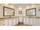 Elegant bathroom with dual vanities, granite countertops, and modern fixtures at 4404 Calle Serena, Sarasota, FL 34238