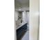 Stylish bathroom featuring double sinks, a modern vanity, and a sleek shower with a black showerhead at 4460 Fairways Blvd # 304, Bradenton, FL 34209