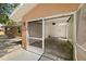 Spacious two car garage with a screen sliding door at 510 Marlin Dr, Punta Gorda, FL 33950