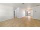 Spacious living area features neutral tile floors and flows into kitchen, offering an open layout at 510 Marlin Dr, Punta Gorda, FL 33950