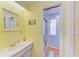 Bathroom features a vanity and walk-in shower at 5619 Bayshore Rd # 107, Palmetto, FL 34221