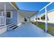 The single-story home includes a covered carport for convenience and protection from the elements at 5619 Bayshore Rd # 107, Palmetto, FL 34221