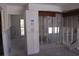 Kitchen space ready for remodeling with new white cabinets standing at 618 Gladstone Ln, Holmes Beach, FL 34217