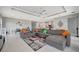 Expansive living area with an open floor plan, modern furnishings, and ample natural light at 6620 35Th E Ct, Sarasota, FL 34243