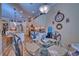 Open kitchen view with eat-in breakfast nook, quartz counters and stainless appliances at 9902 Craftsman Park Way, Palmetto, FL 34221