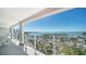 Enjoy spectacular water views from the glass-railed balcony at 101 S Gulfstream Ave # 16K, Sarasota, FL 34236