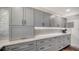 Kitchen featuring updated cabinets, ample counter space, and modern design elements at 101 S Gulfstream Ave # 16K, Sarasota, FL 34236