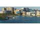 Picture of waterfront condominiums along the Florida coast with sailboats scattered along the shoreline at 101 S Gulfstream Ave # 16K, Sarasota, FL 34236