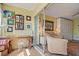 Cozy living room area with desk and bright sliding glass doors leading outside at 2155 Wood St # A20, Sarasota, FL 34237