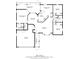 Home floor plan with dimensions and room layout at 27142 Villarrica Dr, Punta Gorda, FL 33983
