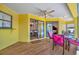 Screened lanai with views into multiple rooms and ample natural light for any occasion at 27142 Villarrica Dr, Punta Gorda, FL 33983