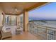 Spacious balcony offering panoramic views of the harbor and city skyline at 35 Watergate Dr # 1402, Sarasota, FL 34236