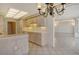 Bright kitchen with island and sleek cabinets at 455 Longboat Club Rd # 407, Longboat Key, FL 34228