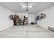 Spacious two-car garage with ample storage space and room for bikes at 4954 Newport News Cir, Lakewood Ranch, FL 34211