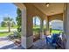 Cozy front porch with comfortable seating and a welcoming atmosphere at 604 166Th E St, Bradenton, FL 34212