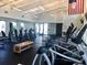 Community gym featuring modern exercise equipment and ample natural light at 617 Cervina S Dr, Venice, FL 34285