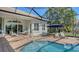 Enjoy the Florida lifestyle with this screened pool, patio, and outdoor living space at 7340 Barclay Ct, University Park, FL 34201