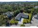 Aerial view of the property showing the surrounding community and location at 749 Tropical Cir, Sarasota, FL 34242