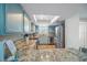 Bright kitchen with granite counters, stainless steel appliances, and a skylight at 785 Jacaranda Rd, Anna Maria, FL 34216