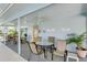 Relax on the patio, complete with tables and chairs for socializing with friends and Gathering at 94 Strathmore Blvd, Sarasota, FL 34233