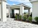 Outdoor view of a covered area with black fences at 10006 Degas Ter, Bradenton, FL 34212