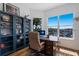 Bright office with waterfront views, built-in shelves, and wood flooring at 1009 3Rd E St, Palmetto, FL 34221