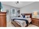 Cozy bedroom featuring a comfortable bed, bedside tables, and soft lighting, for relaxing at 11835 Hollyhock Dr, Lakewood Ranch, FL 34202