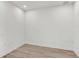 This bedroom has wood floors and is a clean, simple space ready for customization at 17907 Palmiste Dr, Bradenton, FL 34202