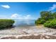Tranquil water view with lush greenery, offering a serene and peaceful atmosphere at 2207 Holyoke Ave, Bradenton, FL 34207
