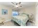 Bedroom featuring a ceiling fan and windows bringing in plenty of natural light at 3009 Live Oak Ln # 33, Palmetto, FL 34221
