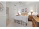 Well-lit bedroom with white walls, stylish decor, and ample closet space at 3456 Parkridge Cir # 33-105, Sarasota, FL 34243