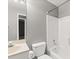 Bright bathroom featuring a tub-shower combo and vanity with a sink at 3605 60Th W St, Bradenton, FL 34209