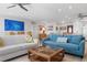 Bright and airy living room with a modern open floor plan at 3875 Catalina Dr, Bradenton, FL 34210