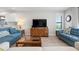 Comfortable living room with modern furnishings and a bright, open feel at 3875 Catalina Dr, Bradenton, FL 34210