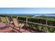 Relaxing patio area overlooking the waterfront, perfect for outdoor seating at 3875 Catalina Dr, Bradenton, FL 34210