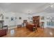 Dining room with hardwood floors and traditional furniture and decor at 4058 Oakhurst Dr # 3174, Sarasota, FL 34233