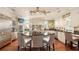 Gourmet kitchen with a large island, granite countertops, wine cooler, and top-of-the-line appliances at 4941 Commonwealth Dr, Sarasota, FL 34242