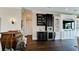 Entertain in style with this elegant living area, complete with a built-in wet bar and a wine cooler at 511 Bayview Dr, Holmes Beach, FL 34217