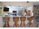 View of a modern kitchen with an island at 6002 Oak Creek Ln # 1925, Bradenton, FL 34210