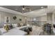 Upstairs bonus room with comfortable seating, and stylish decor at 9128 Radiant Cir, Sarasota, FL 34241