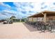 Bike racks and outdoor seating area is convenient to access for residents at 1224 41St Avenue E Dr, Ellenton, FL 34222