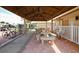 Outdoor patio area with stone benches, tables, and bicycle racks available to residents at 1224 41St Avenue E Dr, Ellenton, FL 34222